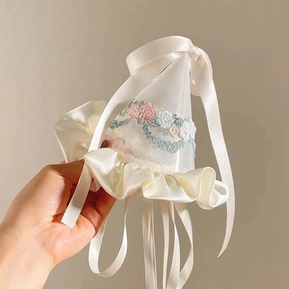 Jepit Rambut Topi Ulang Tahun  - Embroidery Ribbon ulasan dan harga