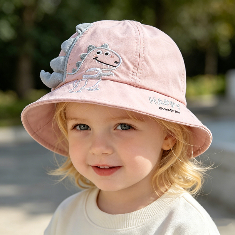 Topi Ember Bayi Korea Topi Nel - Embroidery Letter ulasan dan harga