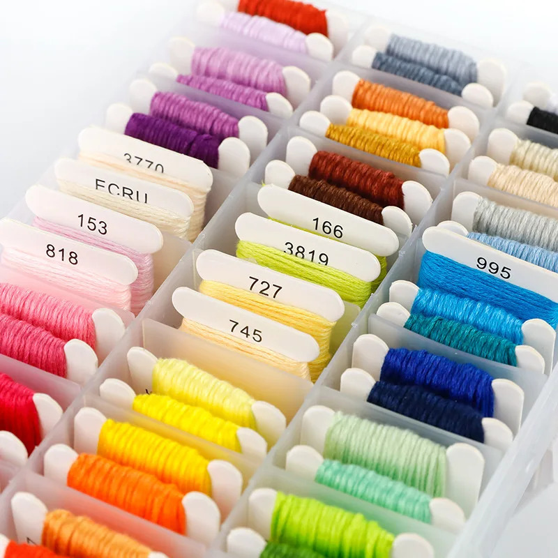 Kit Benang Bordir 100% Katun d - Embroidery Stitch ulasan dan harga