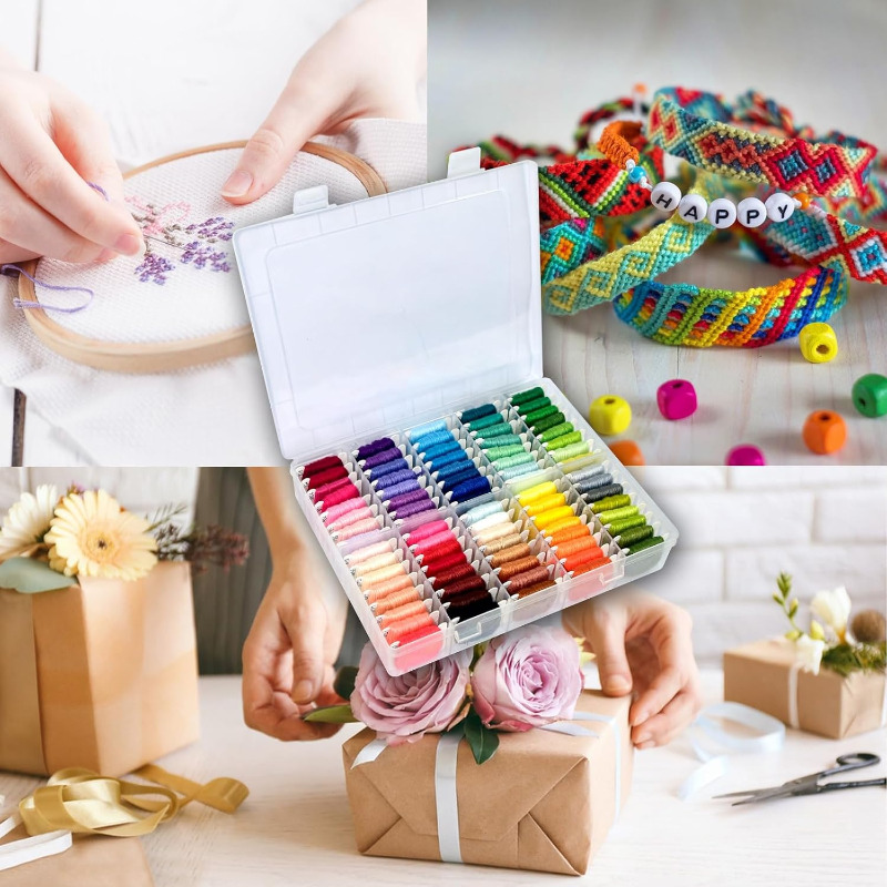 Kit Benang Bordir 100% Katun d - Embroidery Stitch ulasan dan harga