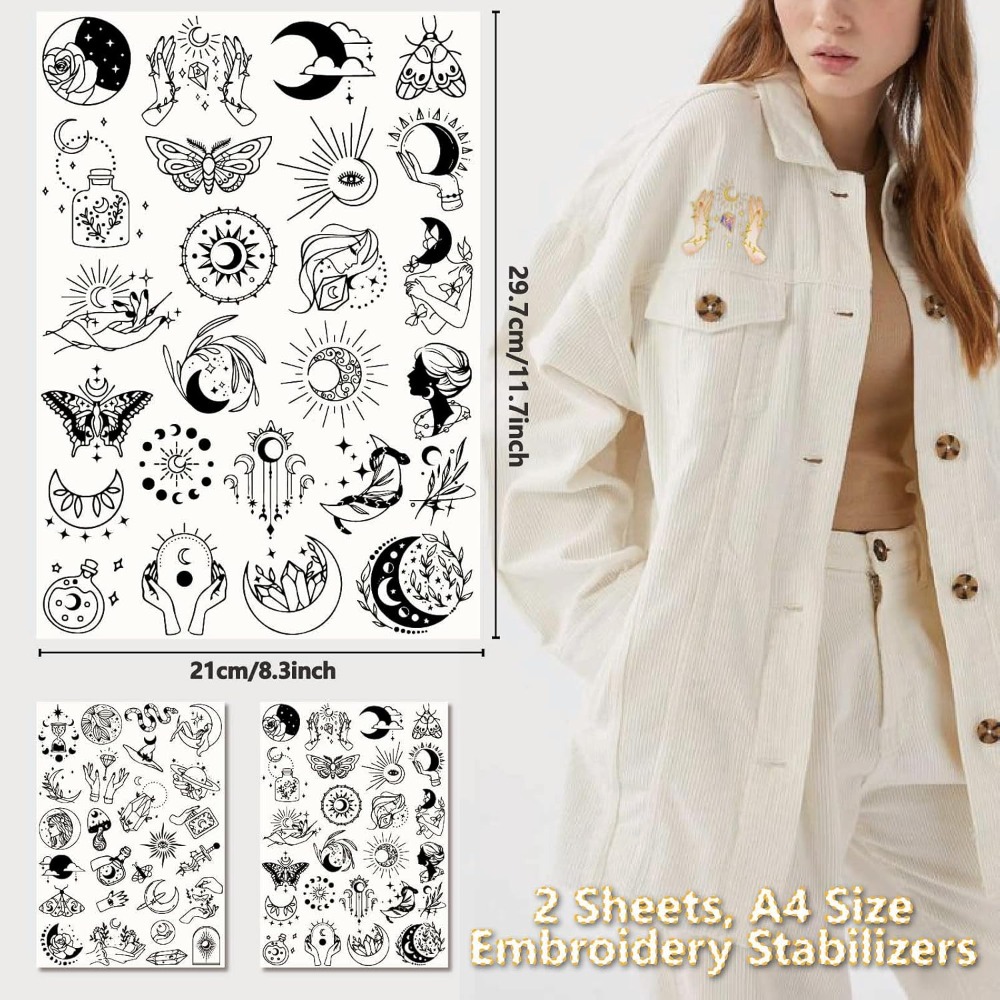 51 Buah Boho Bulan Matahari La - Embroidery Stitch ulasan dan harga